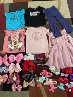 Girls bows and clothes