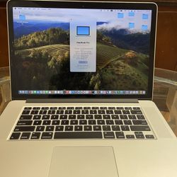 macbook pro i7, 15inch late 2015