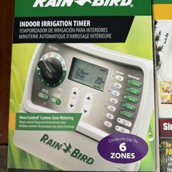 Rain Bird Irrigation Timer / Indoor 6 Zones