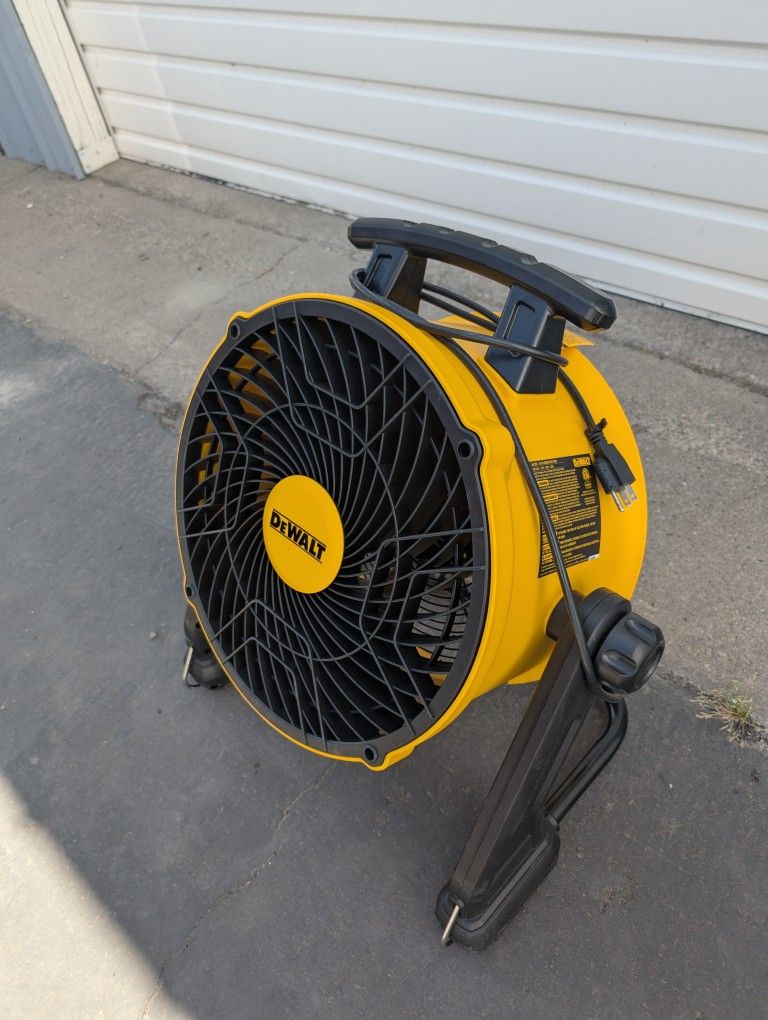 Dewalt Shop Fan Like New Never Used Approx $140 With Tax