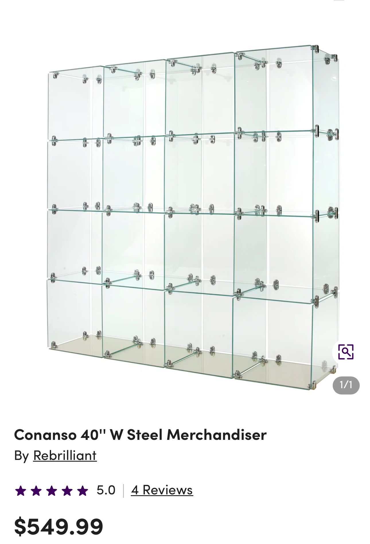 Tempered glass Display