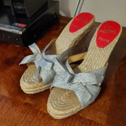 CHRISTIAN LOUBOUTIN WEDGE HEELS