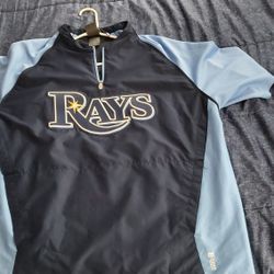 Majestic Tampa Bay Rays Jacket Size XL 