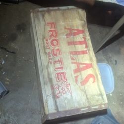 Atlas Beverages Crave Box  Rare Antique 