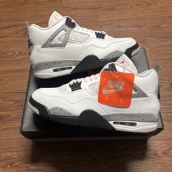 jordan 4 white cement 2025 