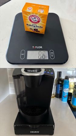 Keurig Coffee Maker + Digital Kitchen Scale
