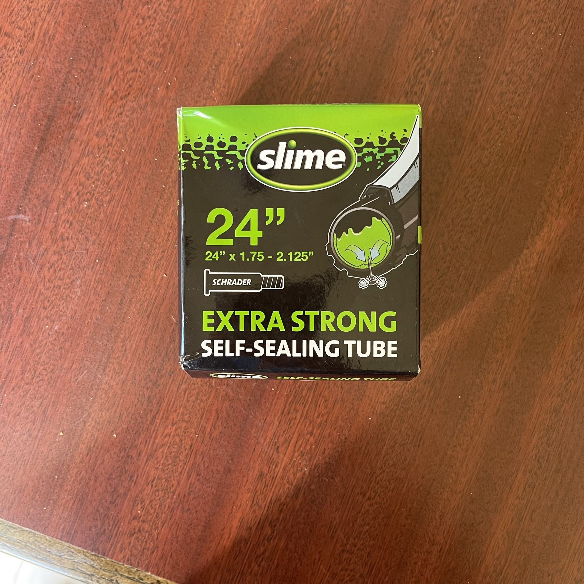 Slime Self Sealing 24 Inch Inter-tube - Schrader Valve - Includes 2