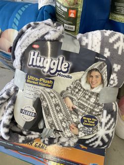 Huggle Hoodie Ultra-Plush Blanket 