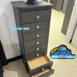 Grey Paulina Diamond Chest Dresser 