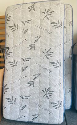 “Twin mattress, like new.”