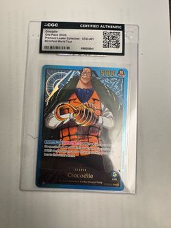 CGC Certified Crocodile One Piece Card ST03-001
