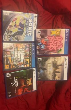 Video games for ps4 and ps5