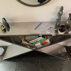 X-form Steel Metal Modern Table
