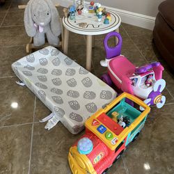 Toys And Changing Pad