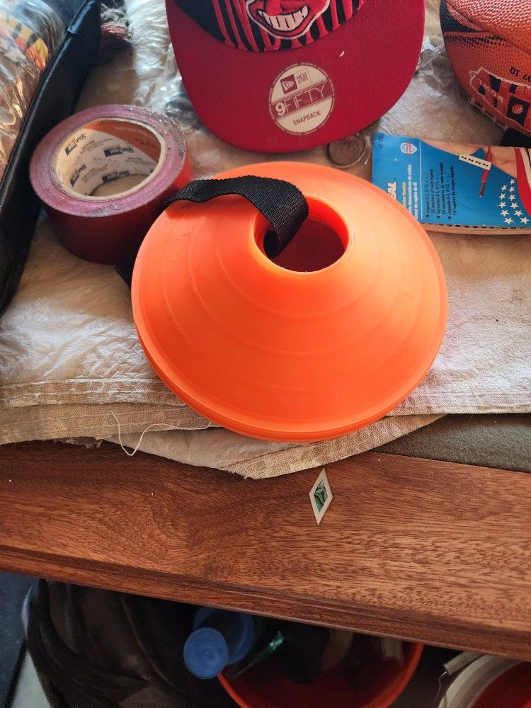 Orange Disc Cones