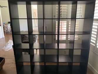 Black Cube Shelving Unit 5x5