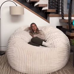 Lovesac SuperSac Alpine Swirl Phur