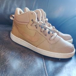Tan Boy Nikes