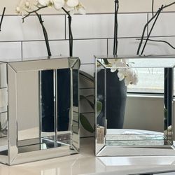 Z Gallerie Mirrored Wall Mount Picture Boxes – Strand Wall Shelf (Set of 2)