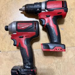 Milwaukee M18 Drill And Impact Brushless