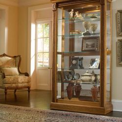 Oak Curio Display