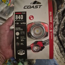 Brand NEW Coast 840 LUMEN Dual Power Head Light 