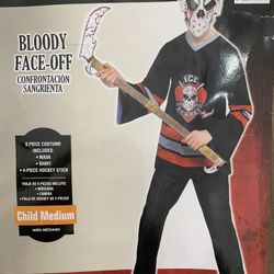 Bloody Hockey Player Halloween costume