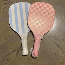 $8 For 2 Pickleball Paddles New WOOD for Beginners