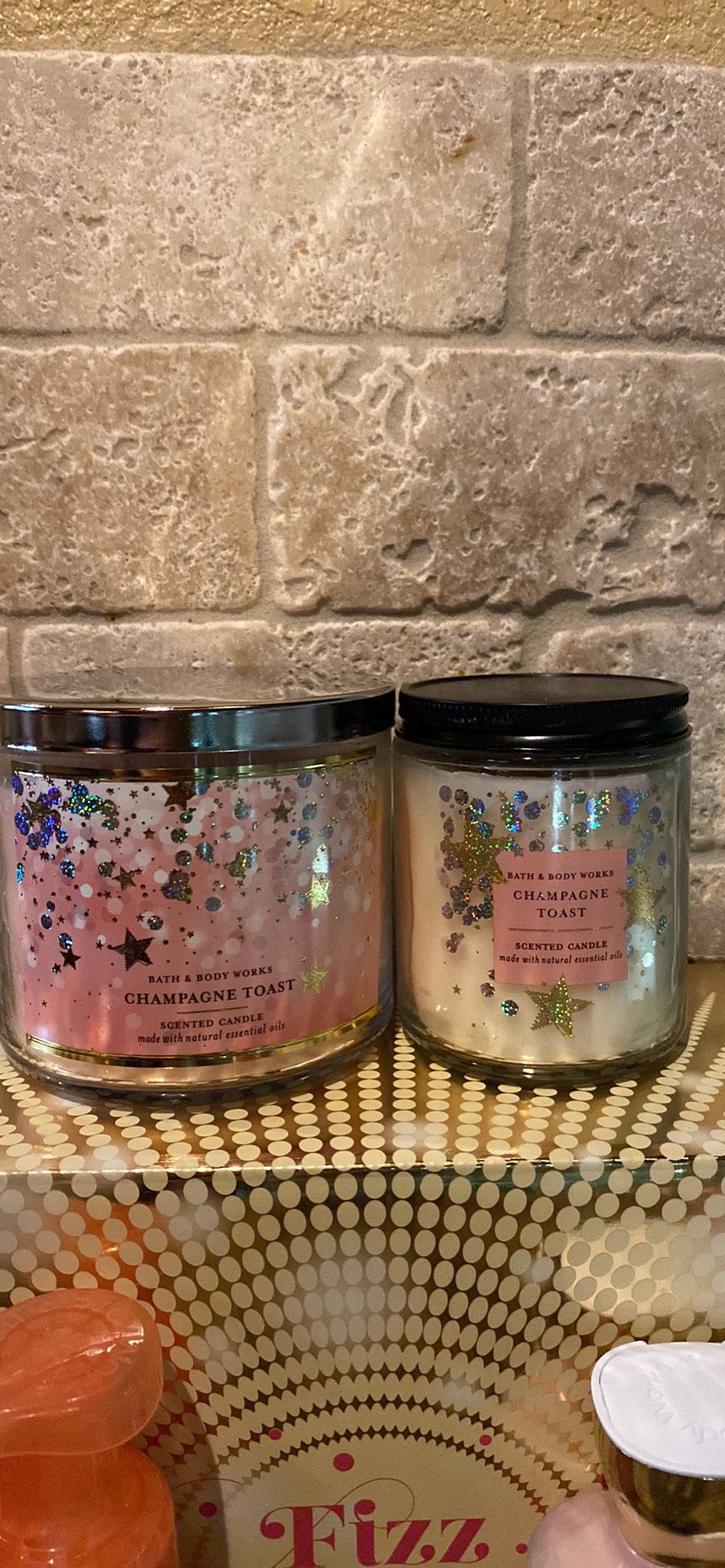 Bath & Body Work Candle Champagne Toast Brand New Great Gift! $14! Get By  1/11! for Sale in Huntingtn Sta, NY - OfferUp