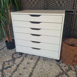 Ikea Alex Office Storage Unit /w Caster Wheels