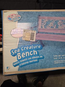 Sizzlin' Cool Sea Creature Kids Bench