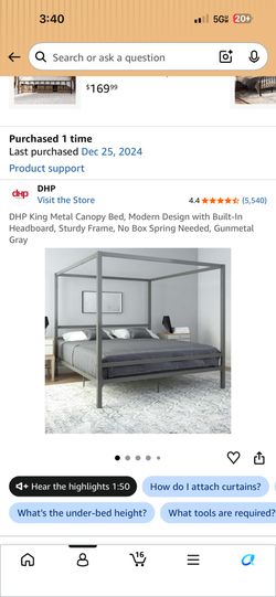 King Canopy Bed