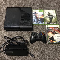 Xbox 360 E Console With Games