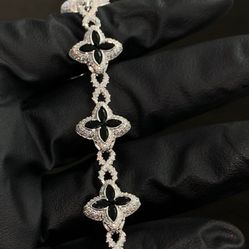 925 Silver Moissanite Bracelet 