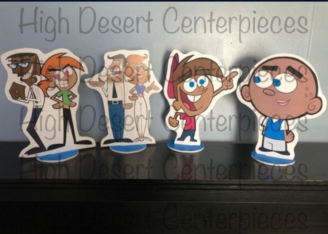 African Fairly OddParents Centerpieces