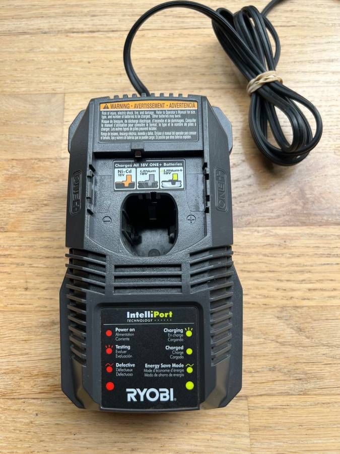 Ryobi ONE+ 18V Charge Center Battery Charger for All Type One+ Batteries