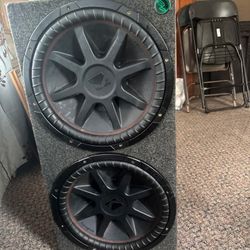 15' Kenwood Sub Speakers And 4000 Watt Amp