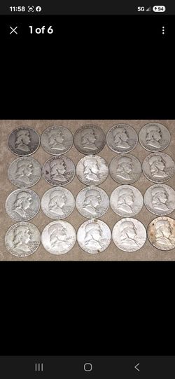 Franklin half dollars(41Total)