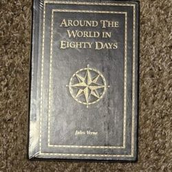 
Around the World in 80 Days hard cover by Verne, Jules NEW SEALED GOLD GUILDING