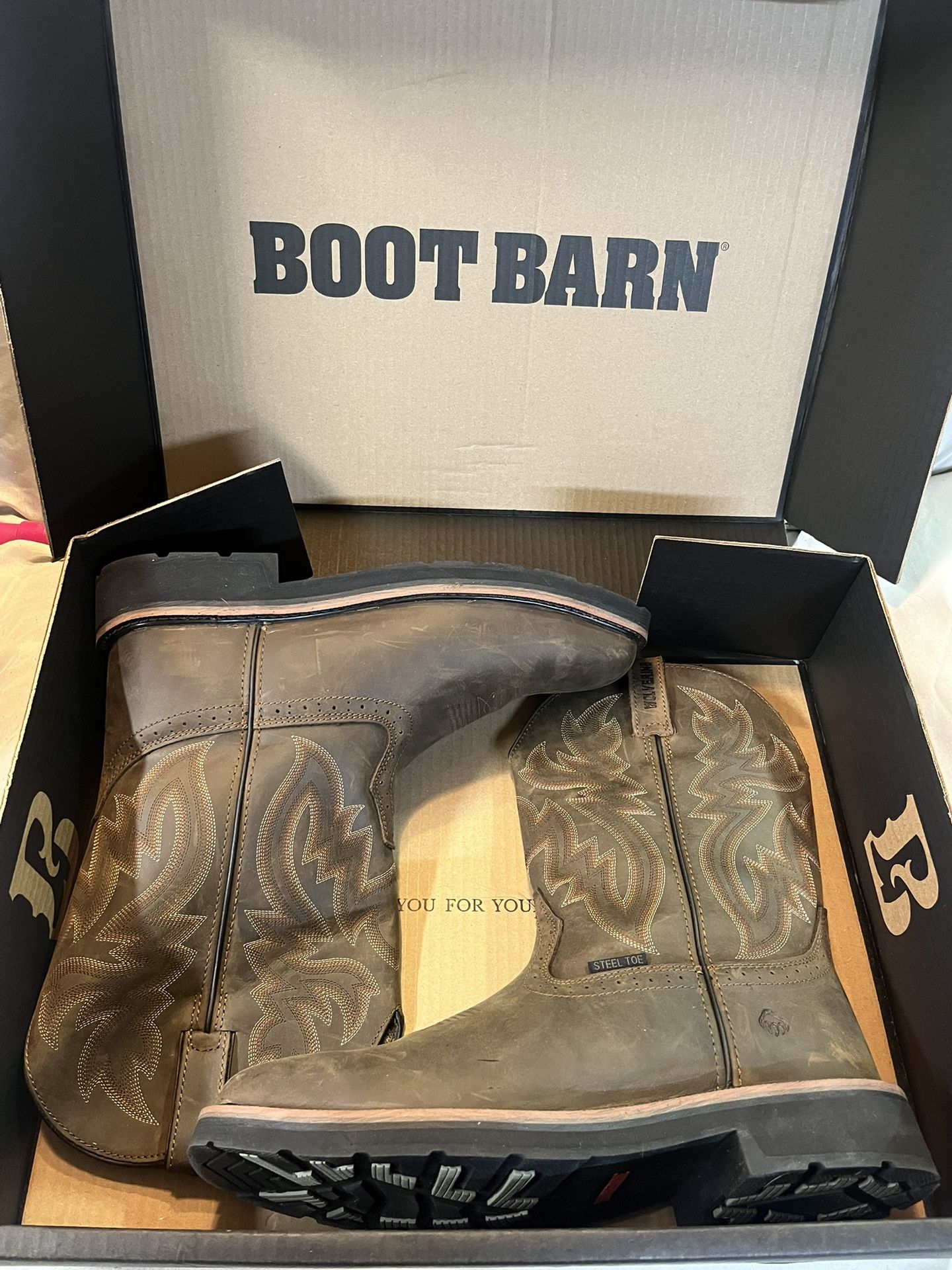 WOLVERINE Work Boots Steel Toe 12