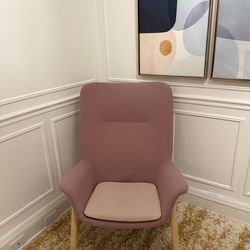 IKEA VEDBO High back armchair, Gunnared light brown-pink MSRP 449