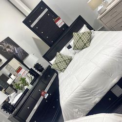 New 4pc Bedroom Set In Box Buy Now Pay Later $39 Down No Credit Needed