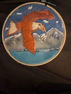 Eagle  needle point