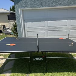 Stiga Black Ping Pong Table
