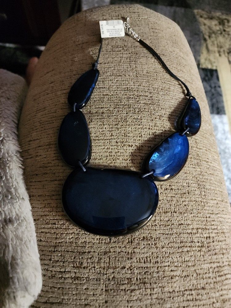 Beautiful blue necklace