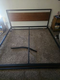 King headboard and frame