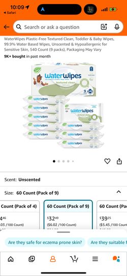 Water Wipes 