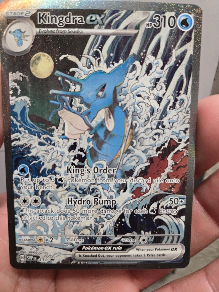 Kingdra  Ex Pokemon Card 