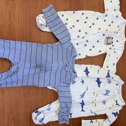 3 Carters 0-3M sleepers