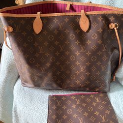 Authentic Louis Vuitton Neverful Tote Bag